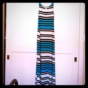 MERONA maxi stripe dress M